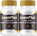 rize labs (2 Pack) LeanFlux - Lean Flux Gewichtsverlust BAT-Levels zu erhöhen, Leanflux Bewertungen Non-GMO einfach zu schlucken Ergänzung Pillen, Gewinnen Brown Adipose Tissue BurnFat (120 Kapseln)
