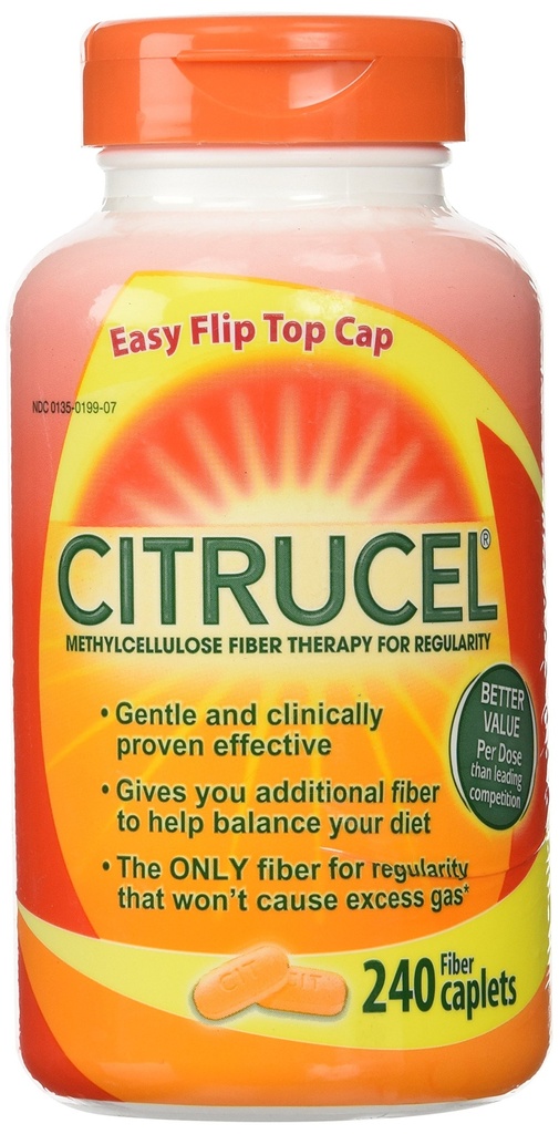 Citrucel Fiber Terapia per Regolarità 500 mg - 240 Caplets