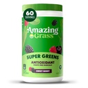 Erstaunliches Gras Grüns Superfood Antioxidant: Grüns Pulver mit Bio Spirulina, Rübenwurzelpulver, Elderberry & Probiotics, Sweet Berry, 60 Servierungen (Packaging May Vary)