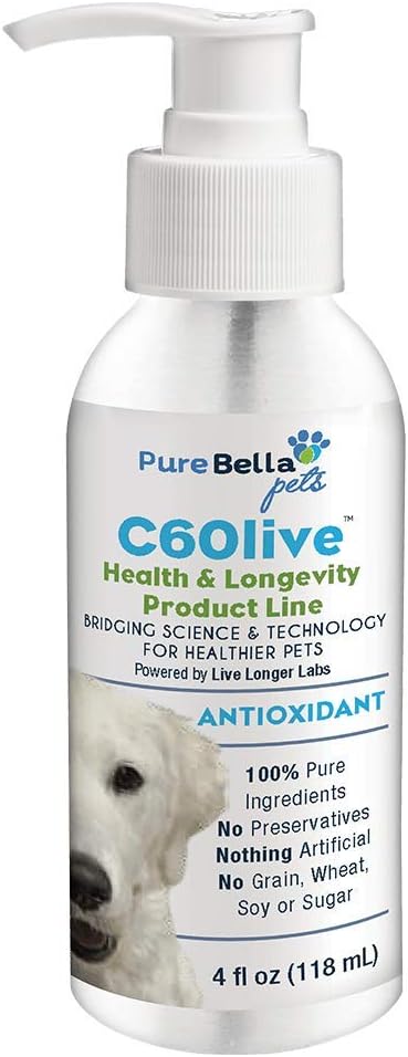 Pure Bella Animali C60 Antiossidante per cani di grossa taglia 4oz
