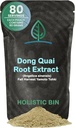 Holistic Bin Dong Quai Root Powder Extract – Wild Harvested Angelica Sinensis – Weibliche Ginseng Kräuter für Frauen Gesundheit & Tee – Ausgewählt für verbesserte Absorption – Grown in Japan – 80 Gramm