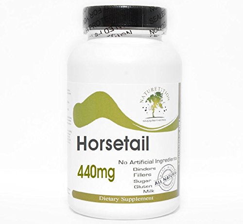 Horsetail 440mg ~ 200 Capsules - No Additives ~ Naturetition Supplements