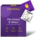 De-Stress & Sleep Supplement - 10-in-1 Natürliche Schlafhilfe für Erwachsene, Tägliche Multivitamin mit Magnesium, Melatonin, Ashwagandha, L Theanine, Valerian Root, Schlafpillen für Männer und Frauen, 30 Pack