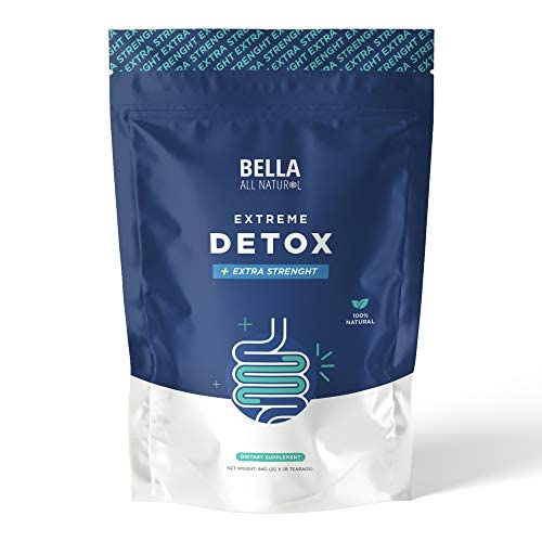 Bella All Natural Extreme Detox Tee - Körperreinigung, Colon Cleanser & Detox, Natürliche Kräuter, 3.17 Unze