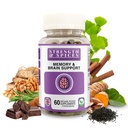 Strength & Spices Memory Booster et Focus Complement avec Ginkgo Biloba et 22 Super Ingrédients, Supplément Cerveau à base végétale pour mémoire, clarté et alerte, 1000mg, 60 Capsules