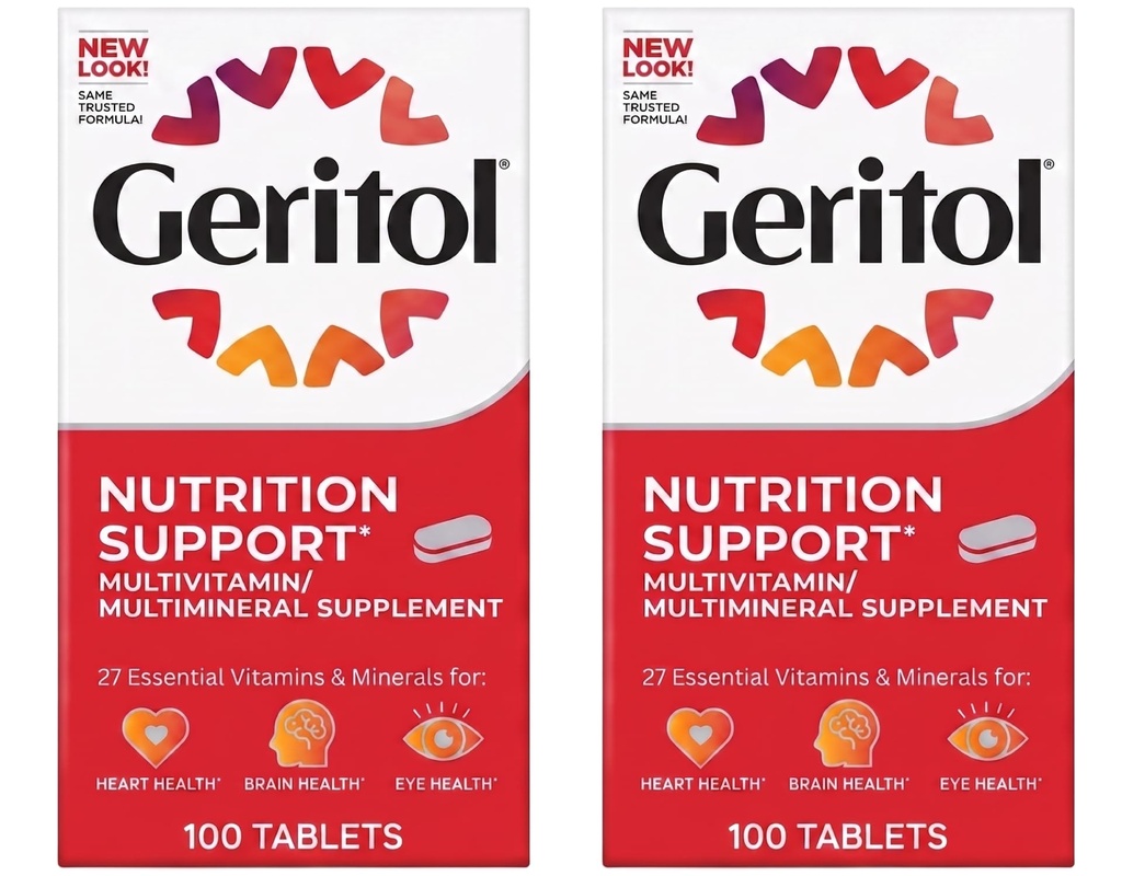 Tavoli Geritol Multivitamin 100 TB - (Pacchetto di 2)