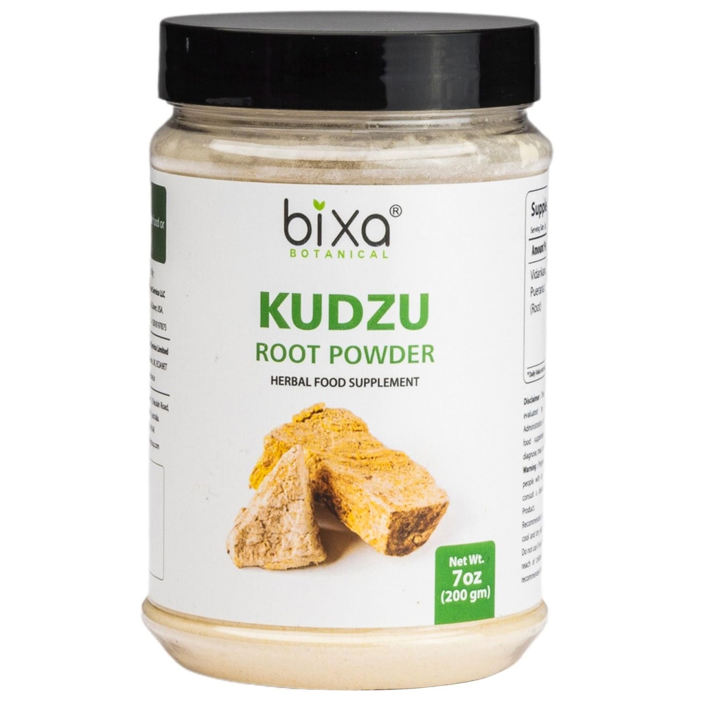 Bixa BOTANIQUE Poudre de racine indienne Kudzu (Pueraria tuberculosa/Vidarikand) Supplément ayurvédique à base de plantes naturelles - 7 Oz (200g)