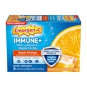 Emergen-C Immune+ Triple Action Imune Support Poudre, BetaVia (R), 1000mg Vitamine C, B Vitamines, Vitamine D et Antioxydants, Super Orange, Retour à l'essentiel de l'école – 30 Compte