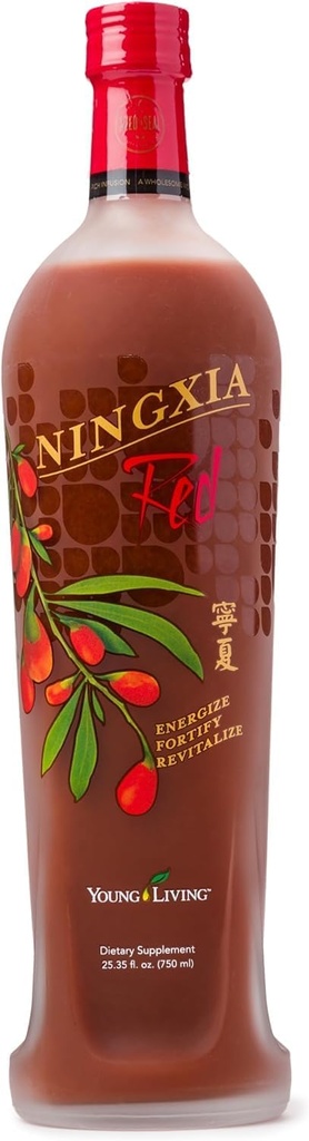 Young Living NingXia Red | 25.35 oz Flasche | Antioxidant-Rich Superfruit Mischung | Antioxidant Getränk | Erhöhen Physische Energie | Eigenschaften Wolfberry, Plum, Aronia, Kirsche, Blueberry, & Pomegranate