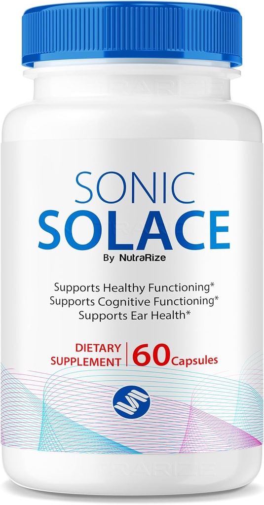 Sonic Solace - Fortgeschrittene Formel, um gesundes Gehör zu erhalten, offizielle Sonic Solace für Ear Health, All Natural Support for Overall Well-Being, SonicSolace Review (60 Kapseln)