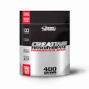 Mikronisiertes Kreatin-Monohydrat-Pulver - Erhöhung der Muskelkraft & Endurance - Schnelles Lösen, Flavor-Free, Vegan Fitness-Ergänzung, Keto Friendly - 400 gr oder 133 Servierungen