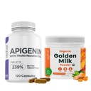 The Sleep Like A Baby Bundle with Golden Milk and Apigenin - Vegan Friendly, Non OGM