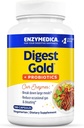 Enzymedica Digest Gold + Probiotics, 2-in-1 Formula for Gut Health, Digestive Enzymes & Active Probiotic Cultures, 180 Count