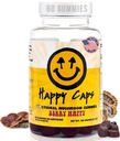 Lions Mane Champignon Gommies pour la détente et le bien-être Mélange de champignons fonctionnels biologiques avec la dinde Tail, Reishi, Chaga & Cordyceps - Immune Support - Supplément végétalien - 60 Gommies Berry