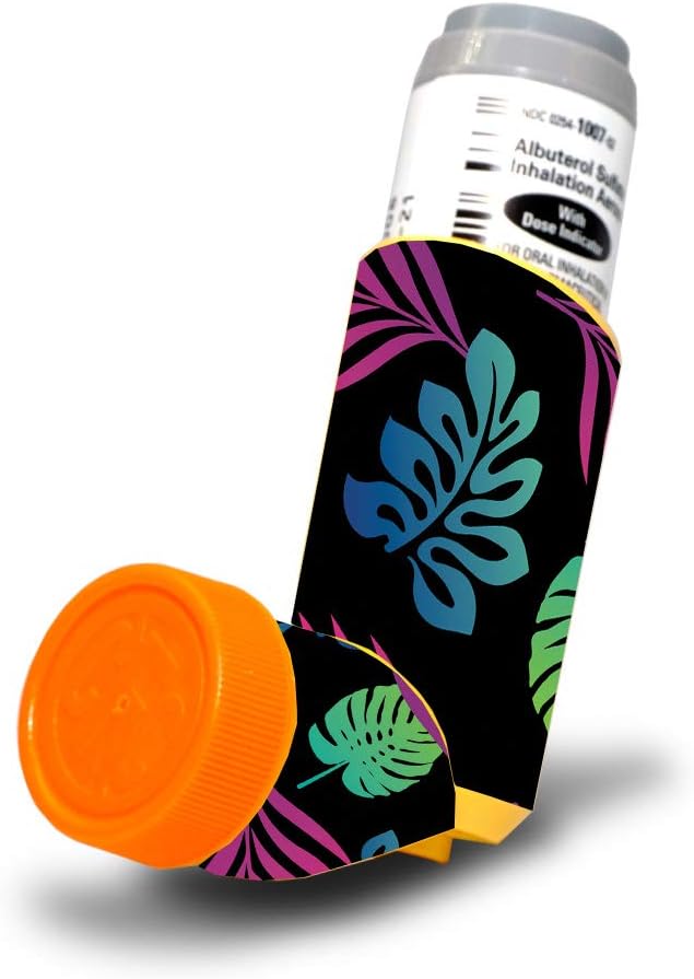 MightySkins Skin für Proventil HFA Asthma Inhaler - Sherbet Palms | Protective, Durable, and Unique Vinyl Decal Wrap Cover | Einfach anzuwenden, entfernen und ändern Styles | Made in USA