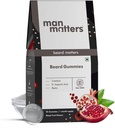SENTA Man MaterS Beard Gummies per gli uomini | 30 giorni Confezione | Beard Thicken, Stimola Follicles Beard & Migliora Densità Beard | Biotin, D-aspartic Acid & Creatine | Gelatin-Free,100% Vegan