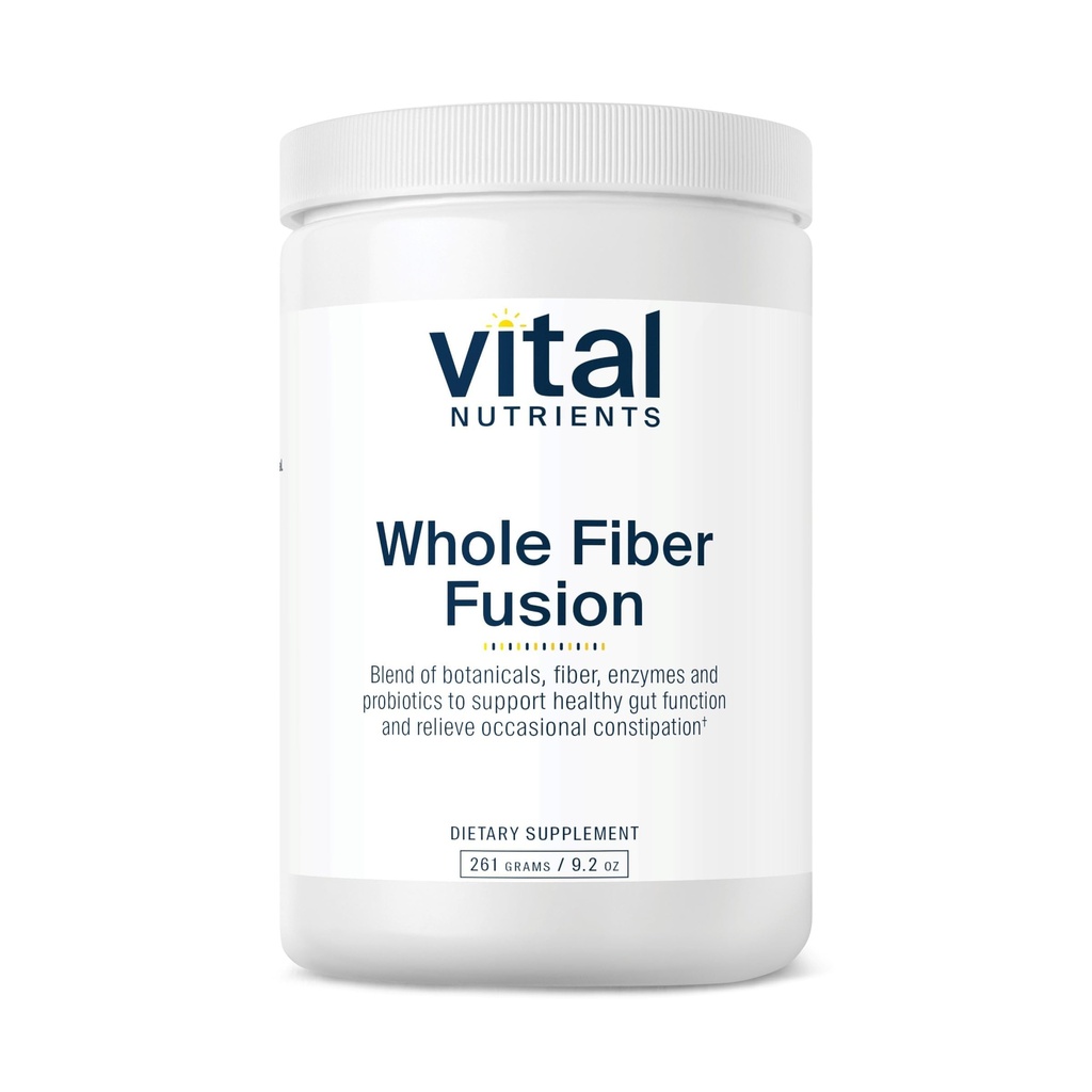 Vital Nutrients - Polvere di fusione tutta fibra - Fonte naturale di fibra alimentare - Vegetariano - 261 Grammi