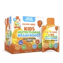 Cover Drei Ergänzungen für Kinder Gehirn Ergänzung Smoothie, Omega 3 flüssige Kinder DHA Fischöl, Kinder Fokus und Aufmerksamkeit, Emotionale Unterstützung, 20 Pouches, Pack 1