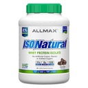 ALLMAX ISONATURAL Isolation des protéines de lactosérum, chocolat - 5 lb - 27 grammes de protéines par scoop - Zéro gras et sucre - 99% Sans lactose - avec prébiotiques - Pas d'arôme artificiel - Env. 73 portions
