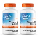 Am besten (2 Pack) Vitamin D3, 125 mcg (5000 IU), 360 Softgels