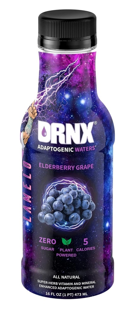 DRNX 12 Pack Acqua adaptogenica Bevanda migliorata di idratazione completa - Zucchero Zero - 5 Calorie - Super Erbe, Vitamine B & D, Antiossidanti, Keto Friendly, Tutto Naturale (Variety Pack)