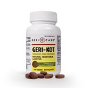 Geri-KOT Senna Laxative & Stool Softener Tablets, 100ct| Natural Vegetable Stimulant Laxative| Smooth Bowel Movement Senna Tablets| Fast-Acting, Gentle Constipation Relief| 8.6mg Sennosides Laxative