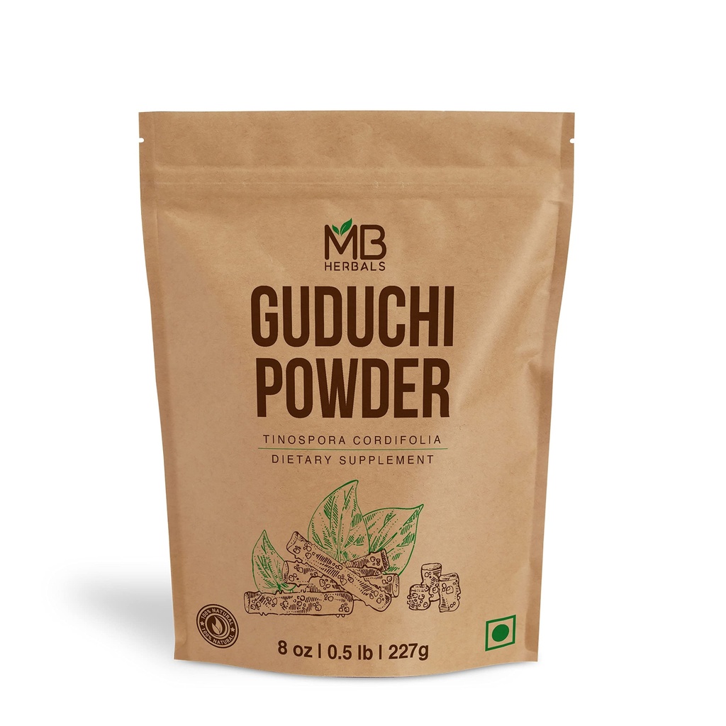 MB Herbals Poudre de Guduchi 8 oz / 0,5 LB (227 Gram)