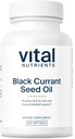 Vital Nährstoffe - Schwarzes Johannisbeeren Öl - Essential Omega 6 Fettsäure - Enthält Gamma Linolenic Acid (GLA) - Cartilage, Gelenk und Nerve Function Support - 100 Softgels per Bottle