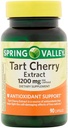 Spring Valley Tart Cherry Extract für Joint Health, 1200 Mg, 90 Kapseln