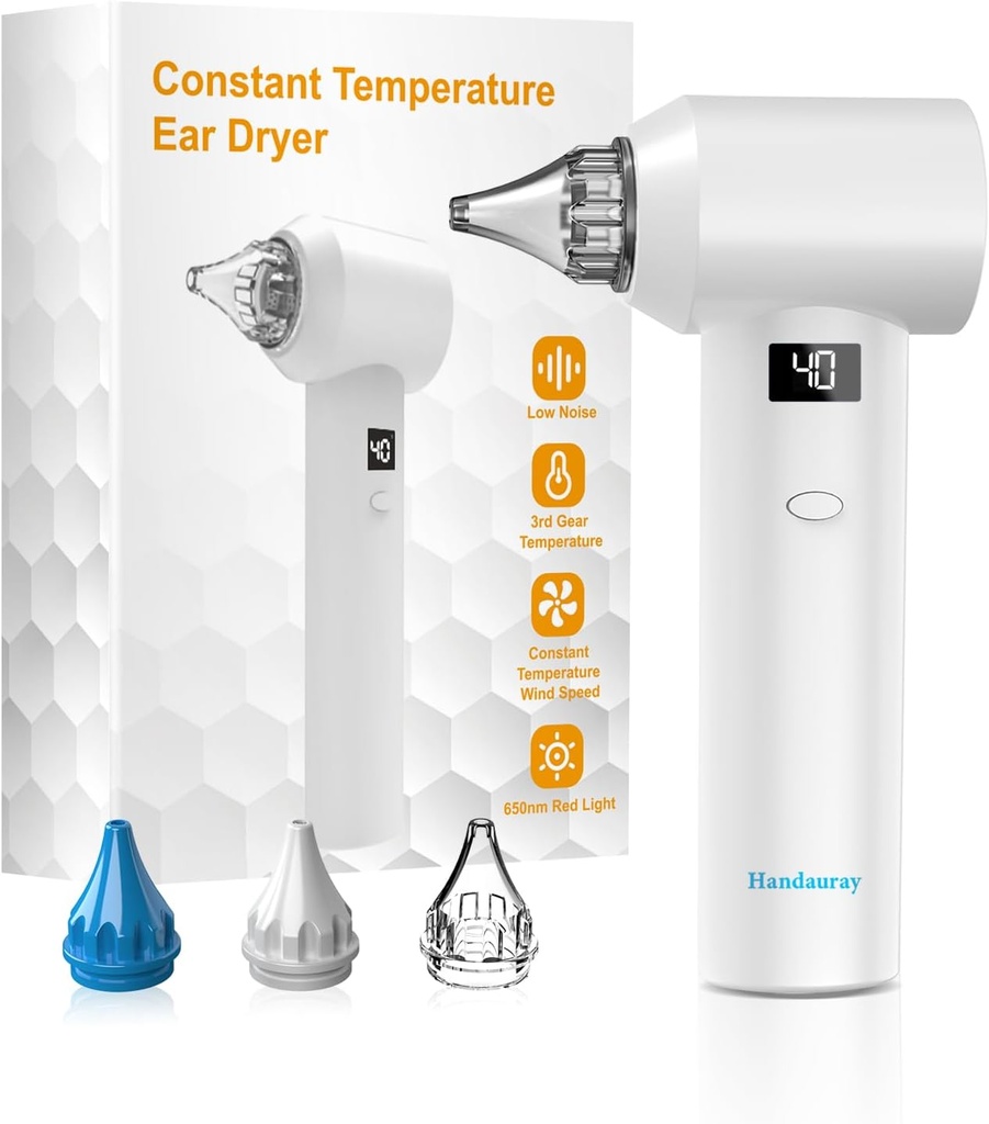 Ear Dryer - Die ultimative Lösung für Post-Swimming, Duschen, Surfen, Wassersport, Ohr Trocknung, Ohrenpflege und Infektionsvorbeugung