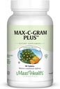 Maxi Health Vitamin C 1050mg – Gepufferter C-Komplex mit Calcium Ascorbat & Bioflavonoids – Immununterstützungsergänzung, nicht-Acidic, Gentle on Stomach, Gradual Release – 90 Tabletten