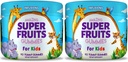 Infusioni Super Frutta Gummies 180 Conta w/Vitamina A,C,E + Zinco – Silica Organica, Miscela Antiossidante – Vegan Friendly - Gluten Free - Non OGM - 2 Pack