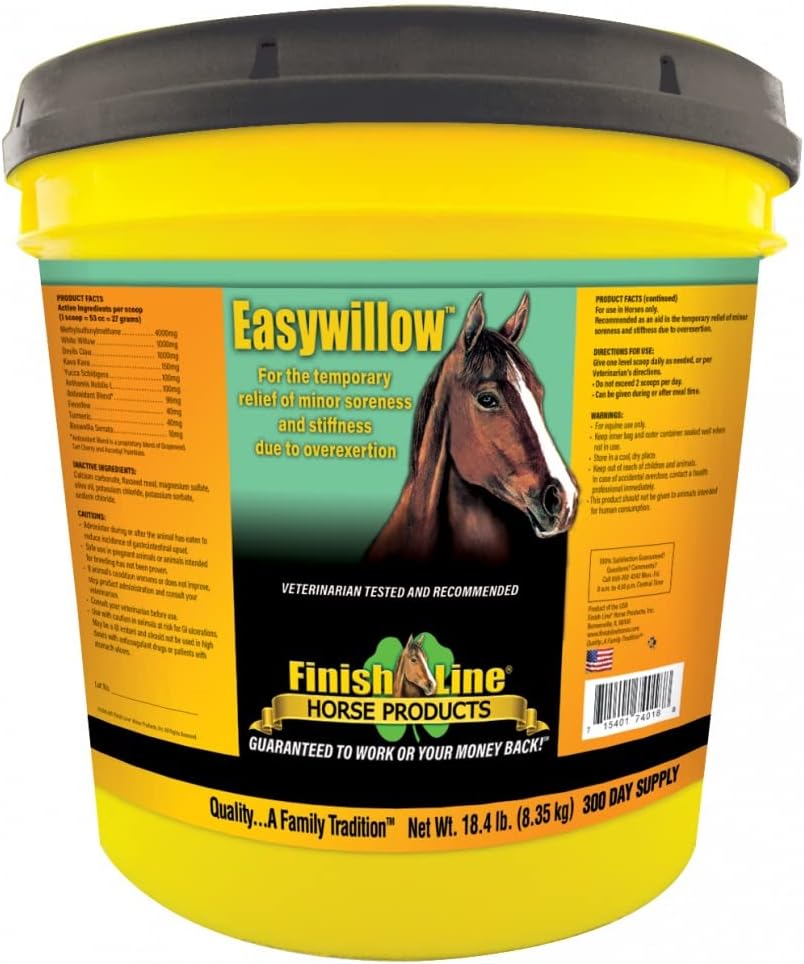 Linea di finitura Easywillow Equine Supplemento Dimensioni: 300 giorno (18,4 lbs)