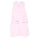 HALO Micro-Fleece Schlafsack Swaddle, 3-Way Verstellbare Tragedecke, TOG 3.0, Soft Pink, Preemie
