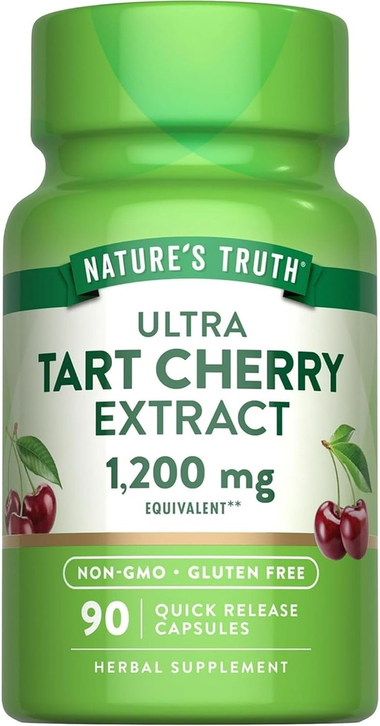 Nature's Truth Ultra Tart Cherry Extract 1200 mg, 90 Count (Pack von 2)