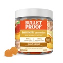 Bulletproof Sugar-Free Peach Ginger Turmeric Gummies, 60 Count, Keto-Ergänzung für Gelenk- und Entzündungsreaktion Unterstützung, neue und verbesserte Geschmacks- und Texure, Packaging May Vary