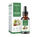 PUFFIAIR Soursop(Graviola) & Sea Moss Flüssigkeitstropfen für Zellunterstützung & Regeneration, Immune Boost, Relax, Leber und Schlaf, Kräuterextrakt, Zucker/Gluten frei, natürliche Geschmack, 2 Fl Oz/60ml