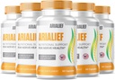 SPRESSO (5 Pack) Arialeef Sciatica Capsules de soutien nutritionnel, Arialeef Advanced Formula Sciatica Relief Supplément, Nerve Relief Supplément, Arialeaf Prime Palm Sciatica (300 Capsules)