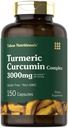 Curcumine curcuma 3 000 mg 150 capsules Supplément curcuma avec extrait de poivre noir