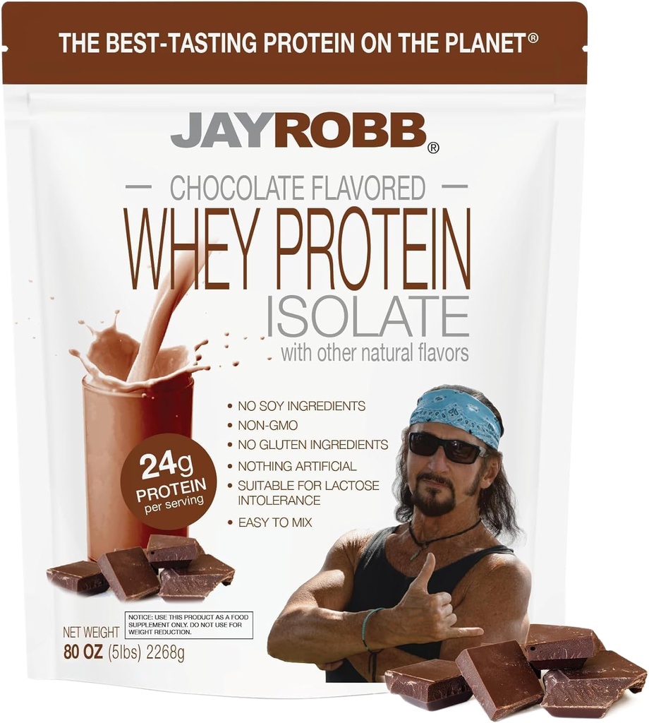 Jay Robb Whey Protein Schokolade Single Packet, 1.06 OZ