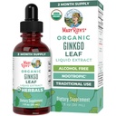 MaryRuth Organics Ginkgo Blatt flüssige Tropfen | Kräuterergänzung | Nootropic | Kreislaufsystem & Nervous System Gesundheit | USDA Organic | Non-GMO | Vegan | 60 Servierungen