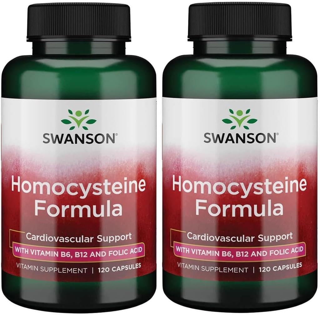Swanson Homocystein Formula 120 Caps (2 Pack)
