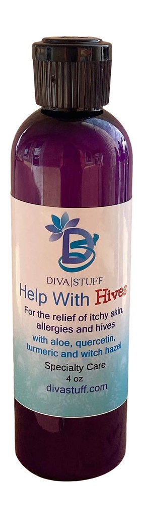 Diva Stuff Aiuto con Alveari, per il Rilievo e la Prevenzione di Rashes, Alvei, Itchy Skin, Red Itchy Bumps e altro ancora. Tutti gli ingredienti naturali, 4 oz