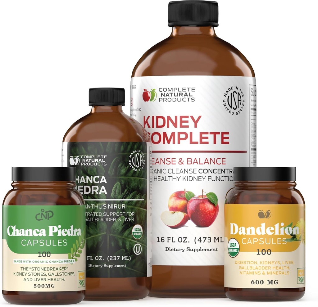 Rene completo Bundle & Organic Chanca Piedra Estratto 8oz Bundle