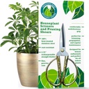 Premium Houseplant Scissors | 100% Edelstahl, Ultra-Precise Garten Clippers für Propagation & Trimming | Rust-Resistant, Easy Clean Pruning Shears | Indoor & Outdoor | Bequem &amp; Ambidextrous