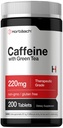 Pilules de caféine Horbäach 200mg avec thé vert 200 comprimés