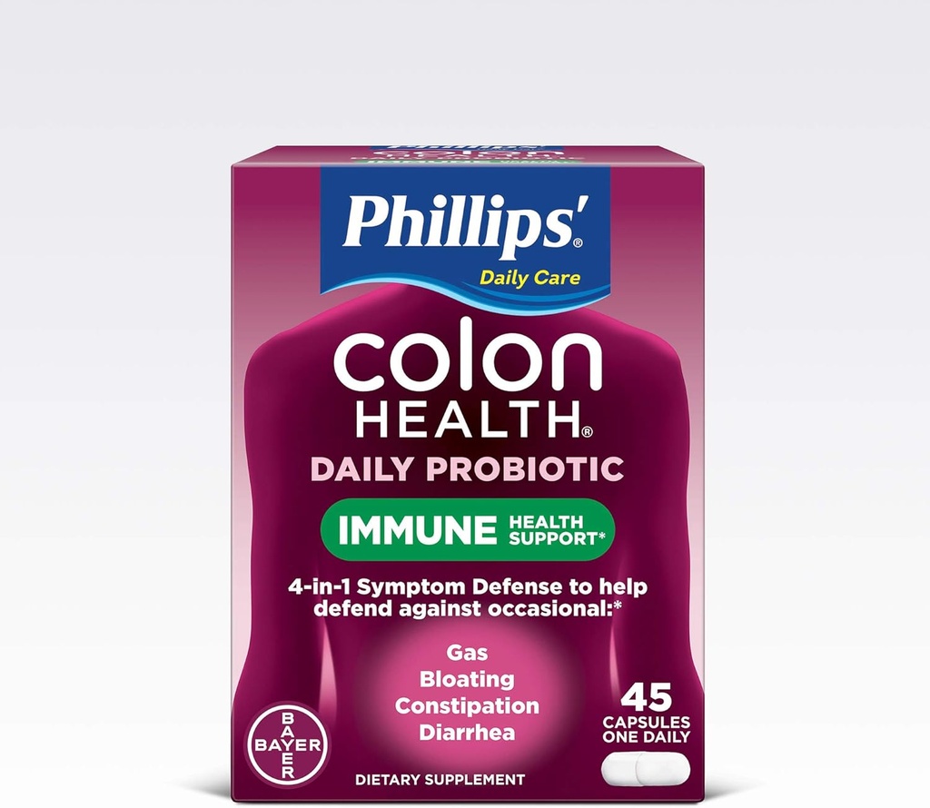 Supplemento probiotico di salute del colon di Phillips, 45 conte