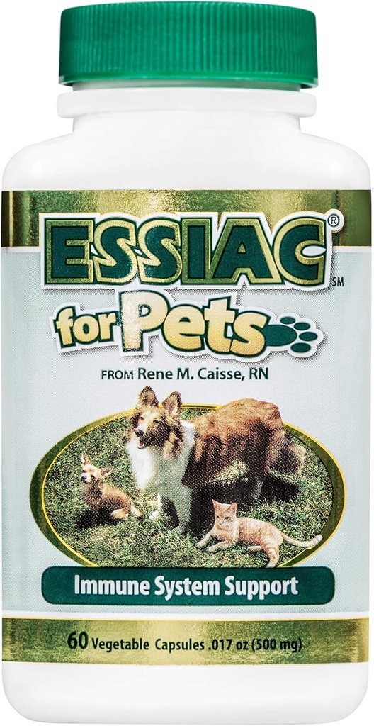 Essiac International complément à base de plantes pour animaux, 60 capsules