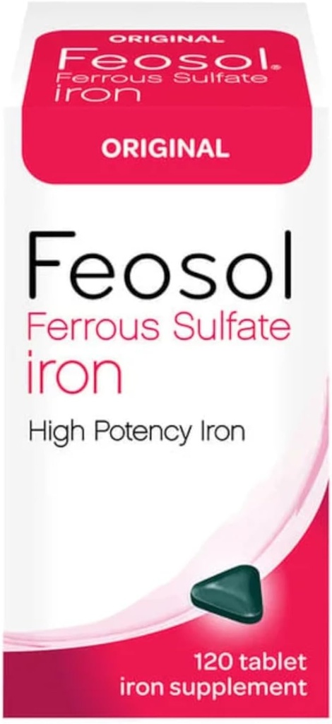 Feosol Original Eisensulfat Eisen Supplement, 120 CT (Pack mit 3)