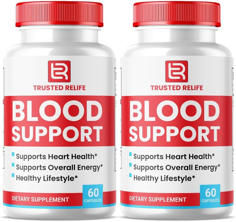 (2 Pack) Trusted Relief Blood Support Capsules, Trusted Relief Capsules All Natural Formula for Stable Levels & Healthy Circulation, Premium Supplement (120 Kapseln)